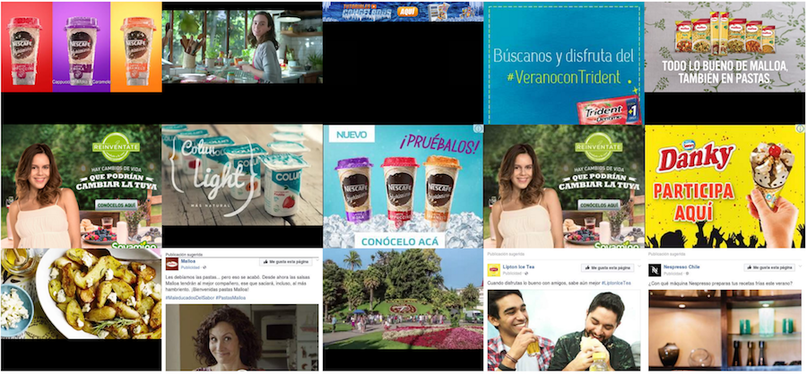 publicidades de alimentos