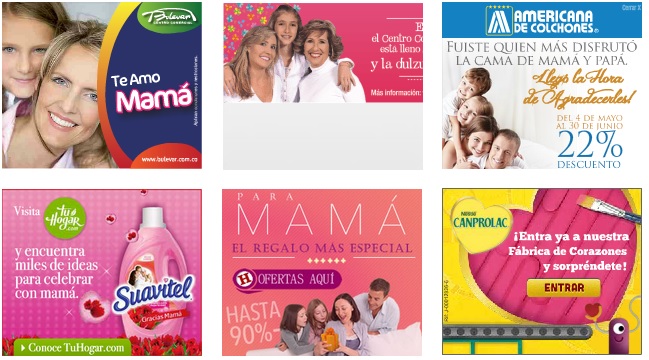 Publicidad dia de la madre colombia