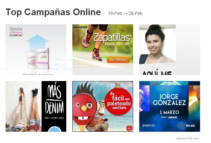 top campañas 26 Feb