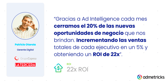 Patricio Otarola, Digital Manager, Copesa- “Con Ad Intelligence cerramos el 20% de las nuevas oportunidades de negocio” - Blog 2022